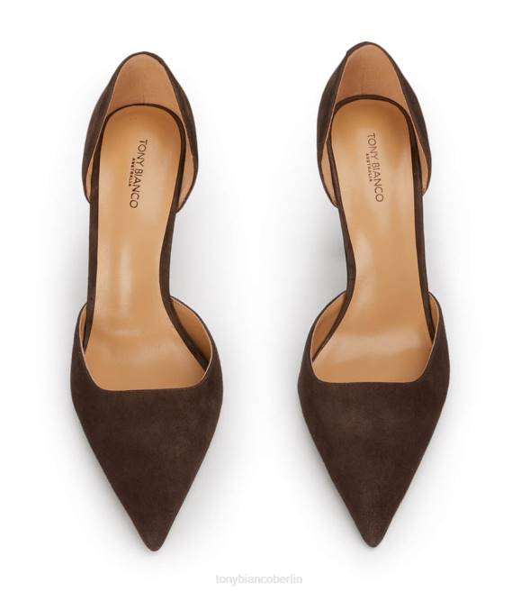 Pumps | de Tony Bianco Frauen Gala-Heels Espresso-Wildleder 4624320